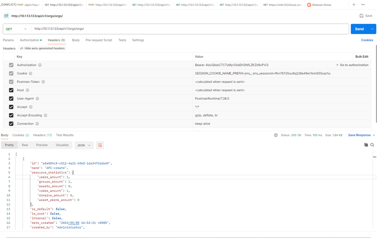 【V3】使用 Token 进行 JumpServer API 接口测试 - FIT2CLOUD 知识库
